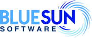 Bluesun Software company logo desktop version